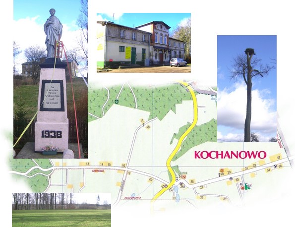 mapa Kochanowo